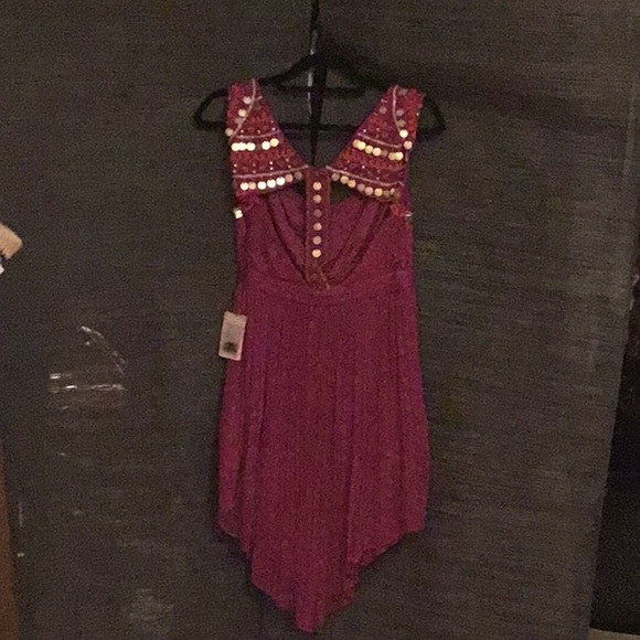 Free People fuchsia dress - Picture 4 of 5